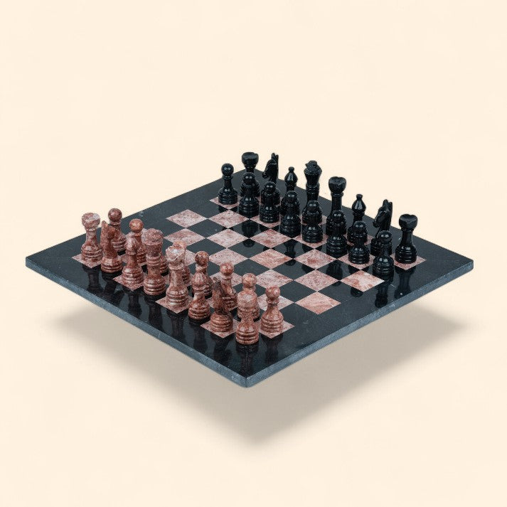 Black & Rose Pink 15x15