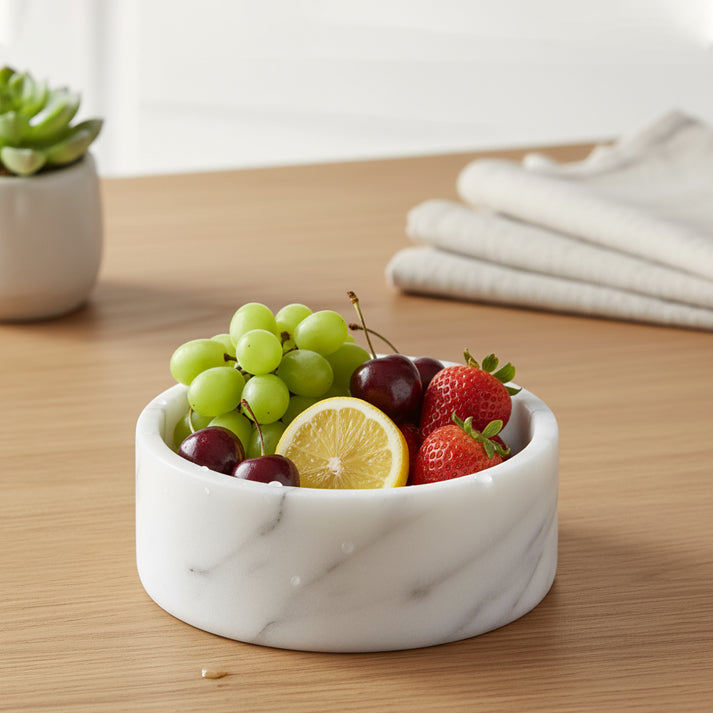 Marble Bowl - White