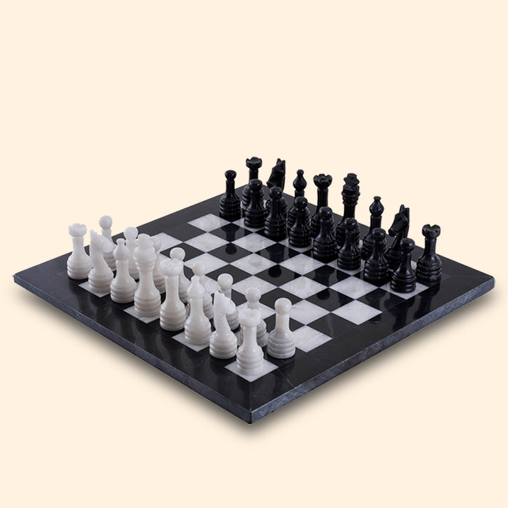 Gravel & White Chess (12x12)