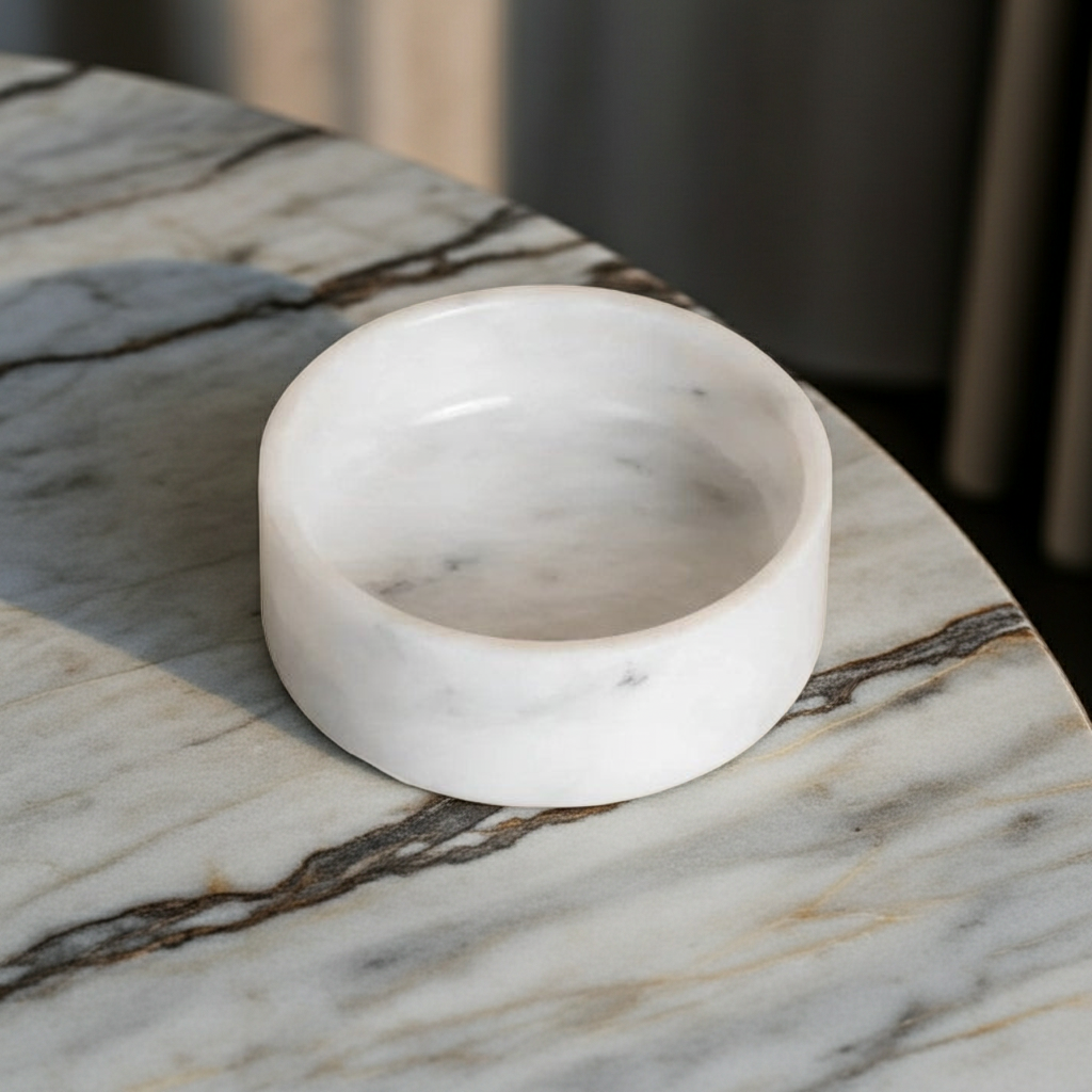Marble Bowl - White