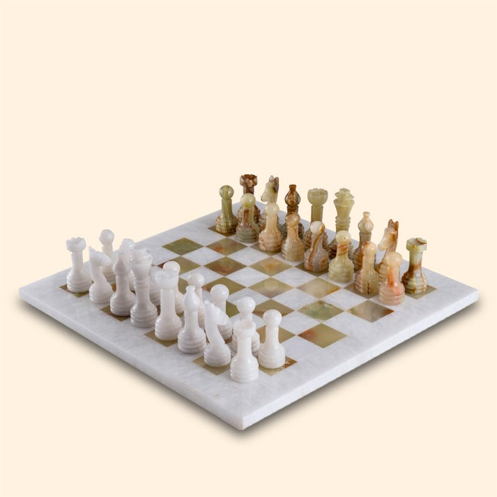 White & Onyx Chess (12x12)